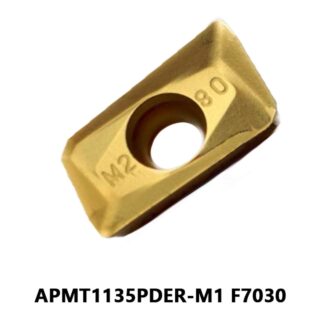Original Mitsubishi APMT1135PDER-M1 F7030 Carbide Milling Insert - Parallelogram 85° | Steel, Aluminum (10 PCS)