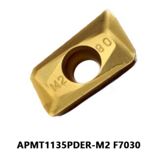 Original Mitsubishi APMT1135PDER-M2 F7030 Carbide Milling Insert - Parallelogram 85° (10 PCS)