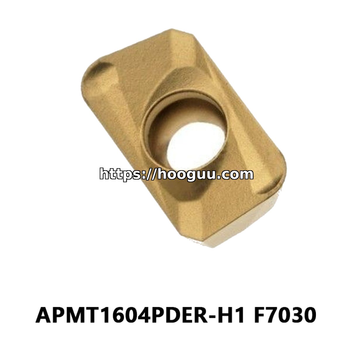 Original Mitsubishi APMT1604PDER-H1 F7030 Carbide Milling Insert - Parallelogram 85° | Steel & More (10 PCS)
