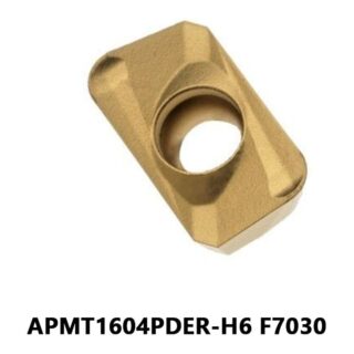 Original Mitsubishi APMT1604PDER-H6 F7030 Carbide Milling Insert - Parallelogram 85° | Steel & More (10 PCS)