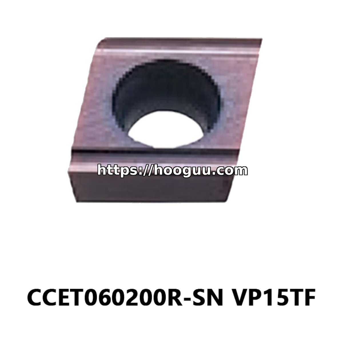 Original Mitsubishi CCET060200R-SN VP15TF Carbide Turning Insert - Diamond 80° | Steel, Stainless Steel (10 PCS)