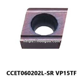 Original Mitsubishi CCET060202L-SR VP15TF Carbide Turning Insert - Diamond 80° | Steel & More (10 PCS)
