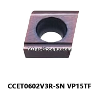 Original Mitsubishi CCET0602V3R-SN VP15TF Carbide Turning Insert - Diamond 80° | Steel & More (10 PCS)