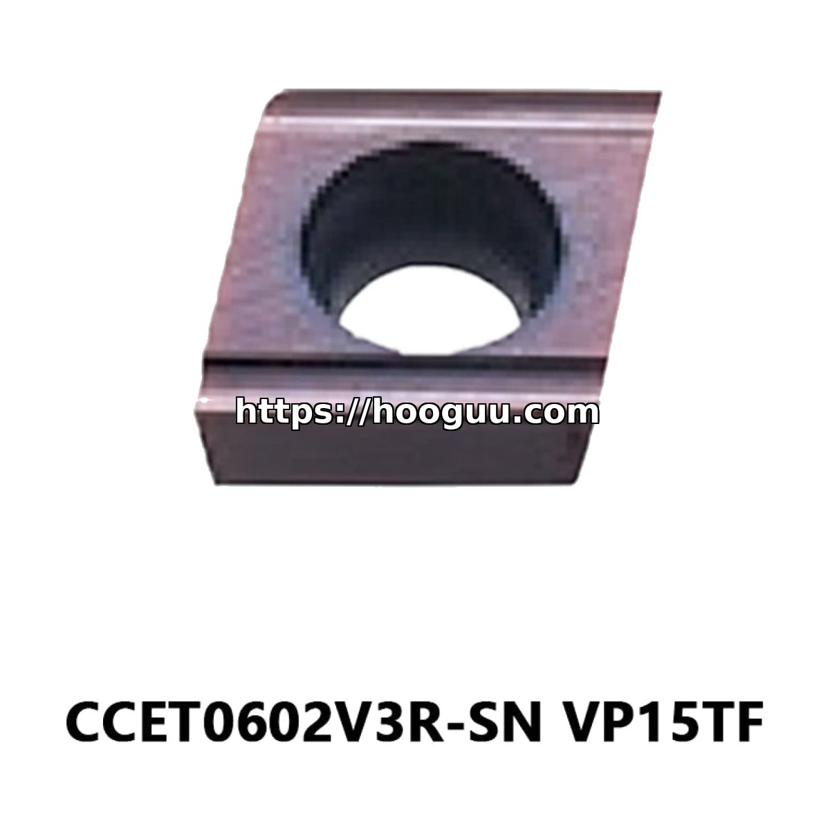 Original Mitsubishi CCET0602V3R-SN VP15TF Carbide Turning Insert - Diamond 80° | Steel & More (10 PCS)