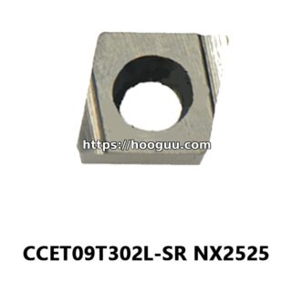 Original Mitsubishi CCET09T302L-SR NX2525 Carbide Turning Insert - Diamond 80° | Steel & More (10 PCS)