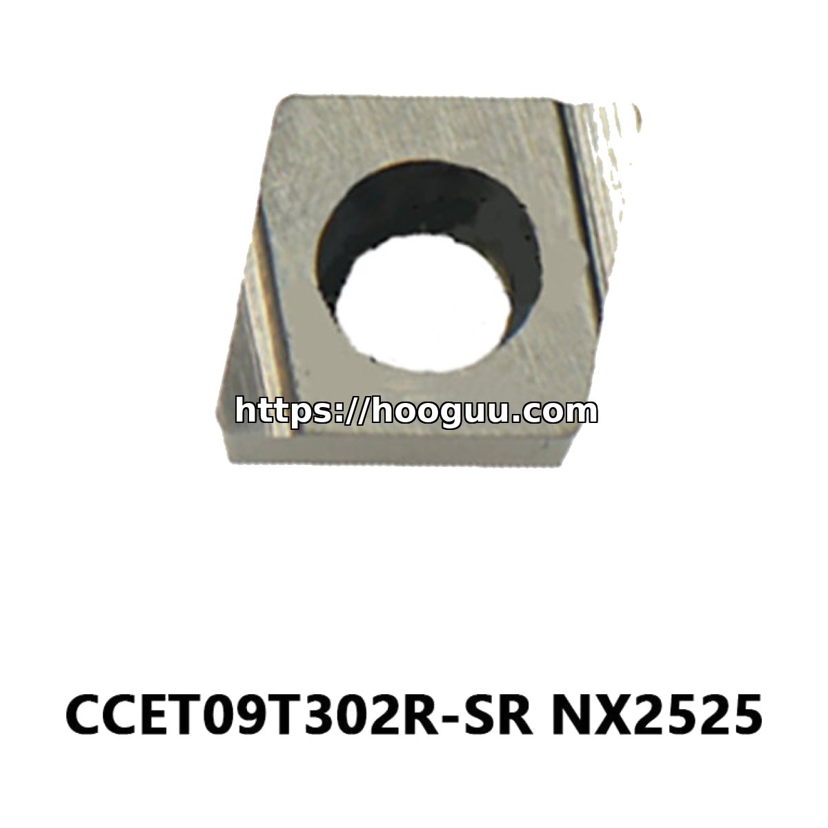Original Mitsubishi CCET09T302R-SR NX2525 Carbide Turning Insert - Diamond 80° | Steel (10 PCS)