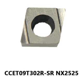 Original Mitsubishi CCET09T302R-SR NX2525 Carbide Turning Insert - Diamond 80° | Steel & More (10 PCS)
