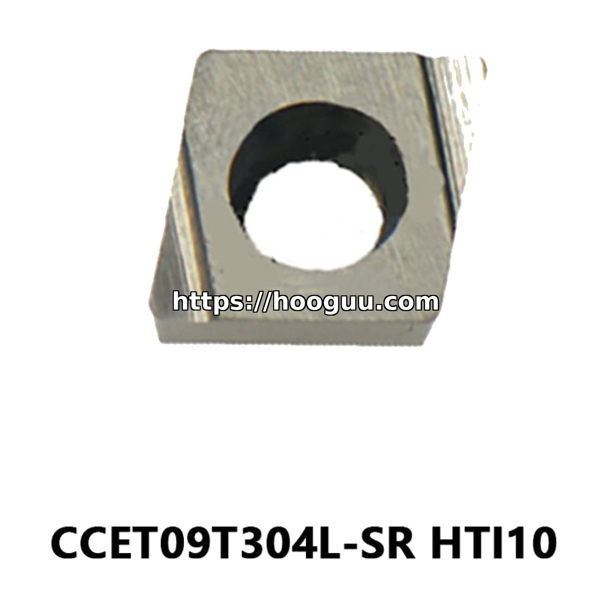 Original Mitsubishi CCET09T304L-SR Carbide Turning Insert - Diamond 80° | Steel, Cast Iron (10 PCS) HTI10 CCET09T304L-SR HTI10