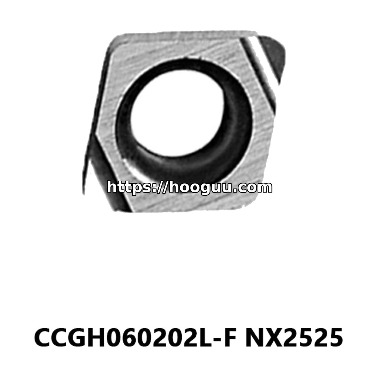 Original Mitsubishi CCGH060202L-F NX2525 Carbide Turning Insert - Diamond 80° | Steel & More (10 PCS)
