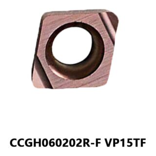 Original Mitsubishi CCGH060202R-F VP15TF Carbide Turning Insert - Diamond 80° | Steel & More (10 PCS)