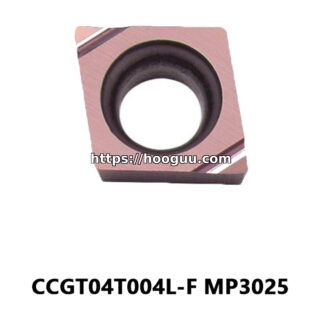 Original Mitsubishi CCGT04T004L-F MP3025 Carbide Turning Insert - Diamond 80° | Steel (10 PCS)