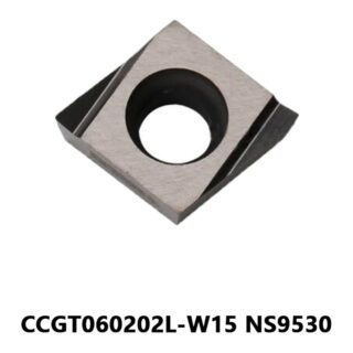 Original Tungaloy CCGT060202L-W15 NS9530 Carbide Turning Insert - Diamond 80° (10 PCS)