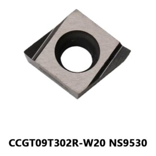 Original Tungaloy CCGT09T302R-W20 NS9530 Carbide Turning Insert - Diamond 80° (10 PCS)