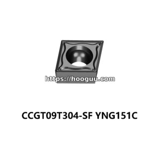 Original ZCC-CT CCGT09T304-SF YNG151C Carbide Turning Insert - Diamond 80° | Steel & More (10 PCS)