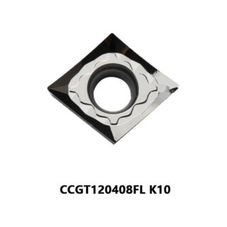 Original TaeguTec CCGT120408FL Carbide Turning Insert - Diamond 80° (10 PCS) K10 CCGT120408FL K10