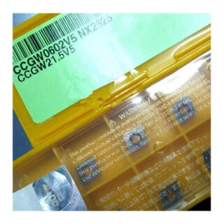 Original Mitsubishi CCGW0602V5 NX2525 Carbide Turning Insert - Diamond 80° | Steel & More (10 PCS)
