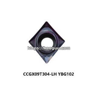 Original ZCC-CT CCGX09T304-LH YBG102 Carbide Turning Insert - Diamond 80° | Steel & More (10 PCS)