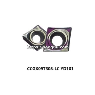 Original ZCC-CT CCGX09T308-LC YD101 Carbide Turning Insert - Diamond 80° (10 PCS)