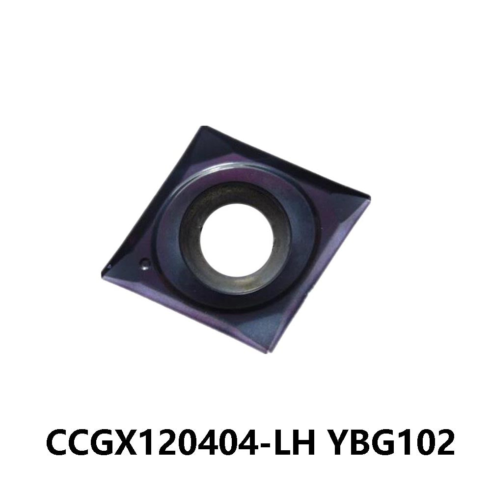 Zcc.ct 100% Original  CCGX120404-LH YBG102 Turning Insert 10 pcs