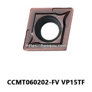 Original Mitsubishi CCMT060202-FV VP15TF Carbide Turning Insert - Diamond 80° | Steel & More (10 PCS)