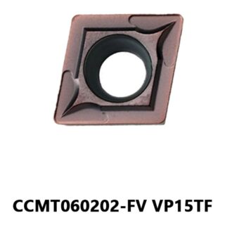 Original Mitsubishi CCMT060202-FV VP15TF Carbide Turning Insert - Diamond 80° | Steel & More (10 PCS)