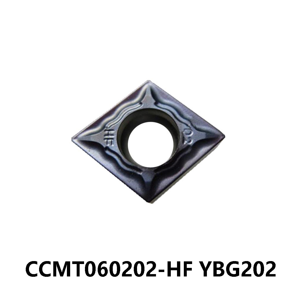Zcc.ct 100% Original CCMT060202-HF YBG202 Turning Insert 10 pcs