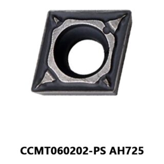 Original Tungaloy CCMT060202-PS AH725 Carbide Turning Insert - Diamond 80° | Stainless Steel & More (10 PCS)