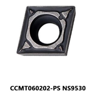 Original Tungaloy CCMT060202-PS NS9530 Carbide Turning Insert - Diamond 80° (10 PCS)