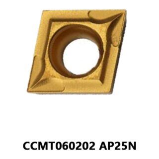 Original Mitsubishi CCMT060202 Carbide Turning Insert - Diamond 80° (10 PCS) CCMT060202 AP25N