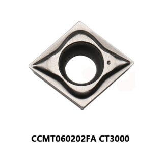 Original TaeguTec CCMT060202FA CT3000 Carbide Turning Insert - Diamond 80° (10 PCS)