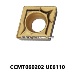 Original Mitsubishi CCMT060202 UE6110 Carbide Turning Insert - Diamond 80° | Steel, Cast Iron (10 PCS)