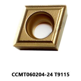 Original Tungaloy CCMT060204-24 T9115 Carbide Turning Insert - Diamond 80° | Steel (10 PCS)