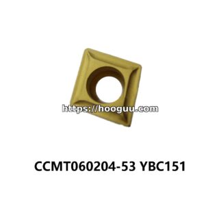 Original ZCC-CT CCMT060204-53 YBC151 Carbide Turning Insert - Diamond 80° | Steel, Stainless Steel (10 PCS)