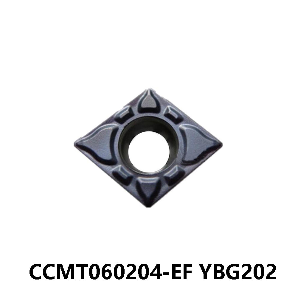 Zcc.ct 100% Original CCMT060204-EF YBG202 Turning Insert 10 pcs