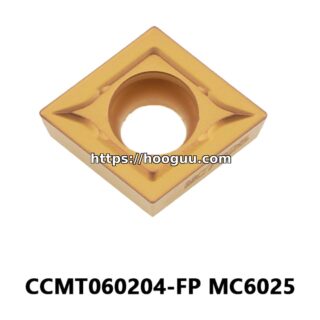 Original Mitsubishi CCMT060204-FP MC6025 Carbide Turning Insert - Diamond 80° | Steel & More (10 PCS)