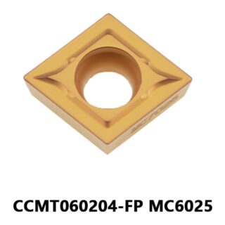 Original Mitsubishi CCMT060204-FP MC6025 Carbide Turning Insert - Diamond 80° | Cast Iron (10 PCS)