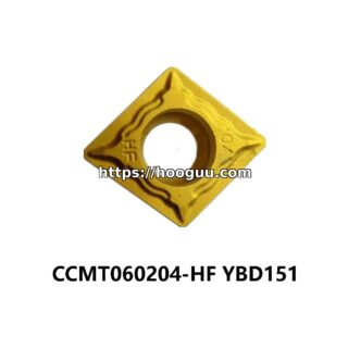 Original ZCC-CT CCMT060204-HF YBD151 Carbide Turning Insert - Diamond 80° | Steel & More (10 PCS)