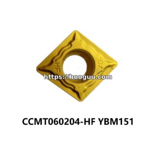 Original ZCC-CT CCMT060204-HF YBM151 Carbide Turning Insert - Diamond 80° | Steel & More (10 PCS)
