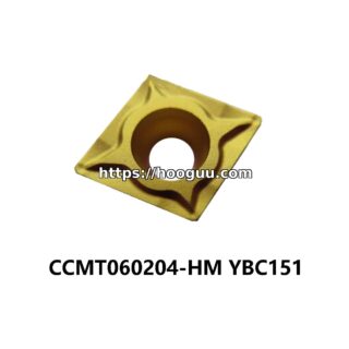 Original ZCC-CT CCMT060204-HM YBC151 Carbide Turning Insert - Diamond 80° | Steel, Cast Iron (10 PCS)