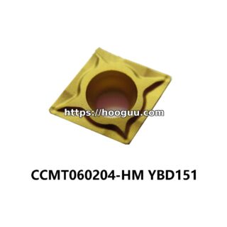Original ZCC-CT CCMT060204-HM YBD151 Carbide Turning Insert - Diamond 80° | Steel, Cast Iron (10 PCS)