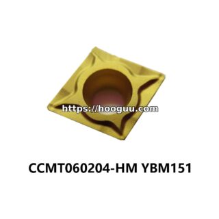 Original ZCC-CT CCMT060204-HM YBM151 Carbide Turning Insert - Diamond 80° | Steel, Cast Iron (10 PCS)