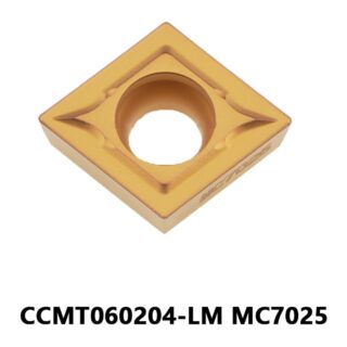 Original Mitsubishi CCMT060204-LM MC7025 Carbide Turning Insert - Diamond 80° | Steel & More (10 PCS)