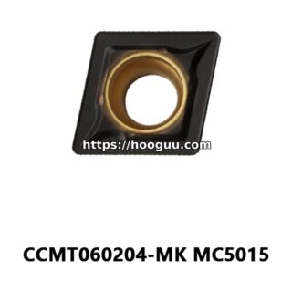 Original Mitsubishi CCMT060204-MK MC5015 Carbide Turning Insert - Diamond 80° | Steel (10 PCS)