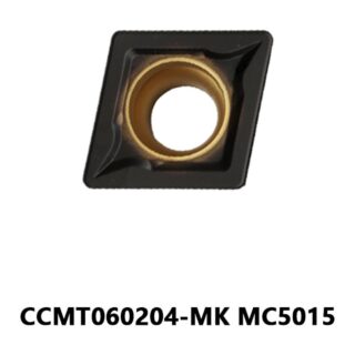 Original Mitsubishi CCMT060204-MK MC5015 Carbide Turning Insert - Diamond 80° | Steel, Cast Iron (10 PCS)
