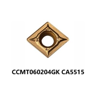 Original Kyocera CCMT060204GK CA5515 Carbide Turning Insert - Diamond 80° | Steel (10 PCS)