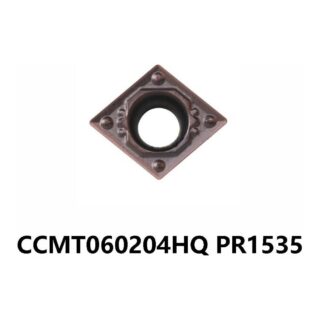 Original Kyocera CCMT060204HQ PR1535 Carbide Turning Insert - Diamond 80° (10 PCS)
