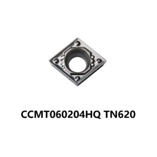 Original Kyocera CCMT060204HQ TN620 Carbide Turning Insert - Diamond 80° | Steel (10 PCS)