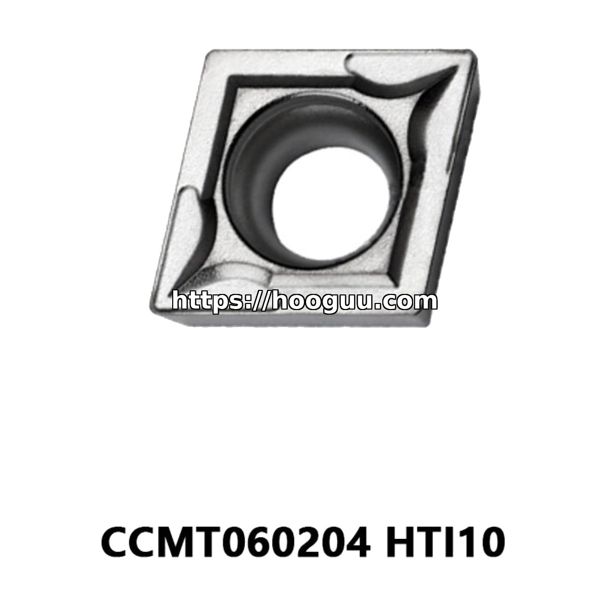 Original Mitsubishi CCMT060204 Carbide Turning Insert - Diamond 80° | Steel & More (10 PCS) HTI10 CCMT060204 HTI10