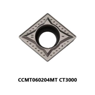 Original TaeguTec CCMT060204MT CT3000 Carbide Turning Insert - Diamond 80° (10 PCS)