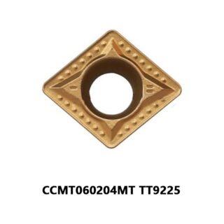 Original TaeguTec CCMT060204MT TT9225 Carbide Turning Insert - Diamond 80° | Steel (10 PCS)